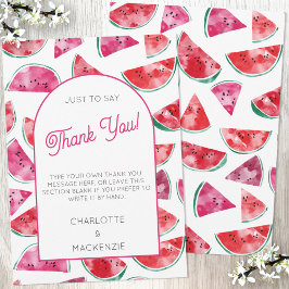 Watermeloen Bedankkaart