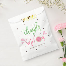 Watermeloen Bedankt een meloen Dank je Favor Tasse Bedankzakje