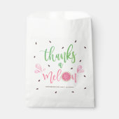 Watermeloen Bedankt een meloen Dank je Favor Tasse Bedankzakje (Voorkant)