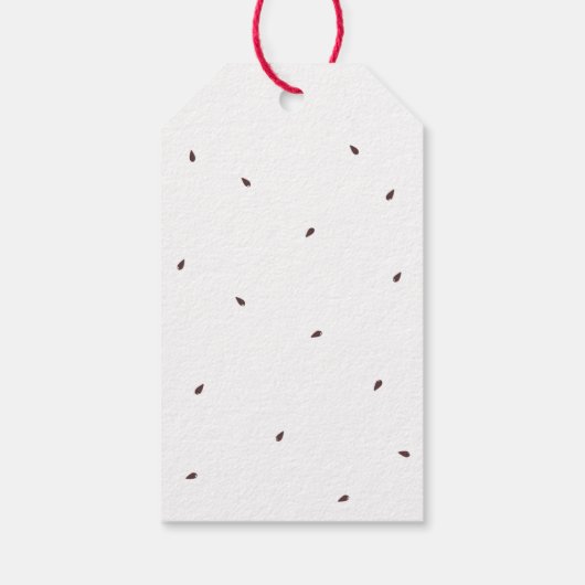 Watermeloen Bedankt een meloen Dank u Cadeaulabel (Achterkant)