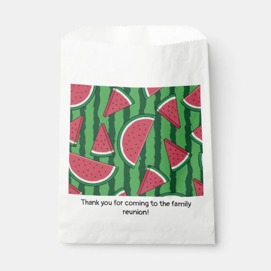 Watermeloen Bedankzakje (Voorkant)