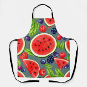 Watermeloen Bes Zomer Patroon Schort (Voorkant)