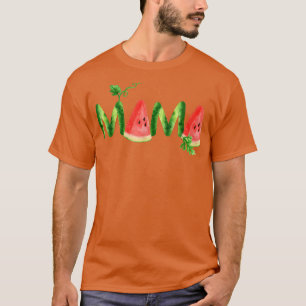 Watermeloen beste moeder ooit Vegan Vegetarian Hij T-shirt