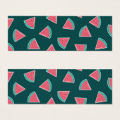 Watermeloen Bladwijzer Mini Visitekaartjes (Voorkant /achterkant)