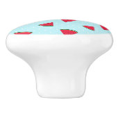 Watermeloen Blauwe Pret Zomer Fruit Keramische Knop (Zijkant)