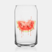 Watermeloen Blikvorm Glas (Achterkant)