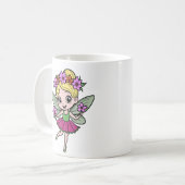 Watermeloen Bloem Fee Mug Koffiemok (Voorkant links)