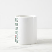 Watermeloen, bloemen en Palestijnse tekst Herhaal Koffiemok (Center)