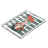 Watermeloen, bloemen en Palestijnse tekst Herhaal Notitieboek (Linkerzijde)