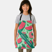 Watermeloen Bloemen Kleurrijk Gepersonaliseerd Pat Schort (Insitu)