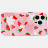 Watermeloen Bloom – Fun Summer Floral Pattern Case-Mate iPhone Case (Achterkant (horizontaal))