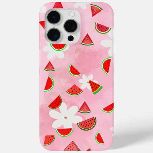Watermeloen Bloom – Fun Summer Floral Pattern Case-Mate iPhone Case (Achterkant)