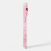 Watermeloen Bloom – Fun Summer Floral Pattern iPhone Hoesje (Rechterkant)