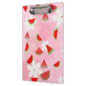 Watermeloen Bloom – Fun Summer Floral Pattern Klembord (Links)