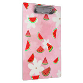 Watermeloen Bloom – Fun Summer Floral Pattern Klembord (Rechts)