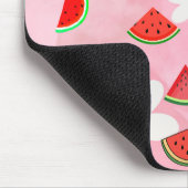 Watermeloen Bloom – Fun Summer Floral Pattern Muismat (Hoek)