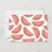 Watermeloen Boeken voor Baby Insteekkaart voor Fee Bedankkaart (Achterkant)