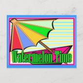 Watermeloen Briefkaart (Voorkant)