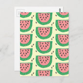 Watermeloen Briefkaart (Voorkant / Achterkant)