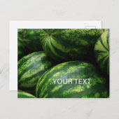 Watermeloen Briefkaart (Voorkant / Achterkant)