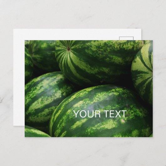 Watermeloen Briefkaart (Voorkant / Achterkant)