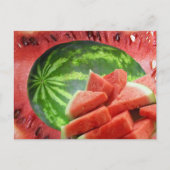 Watermeloen Briefkaart (Voorkant)