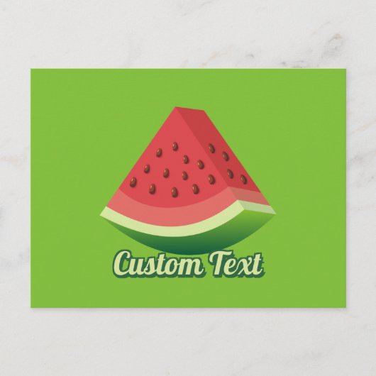 Watermeloen Briefkaart (Voorkant)