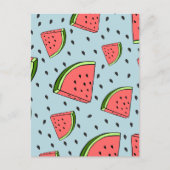 Watermeloen Briefkaart (Voorkant)