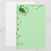 Watermeloen briefpapier (Voorkant / Achterkant)