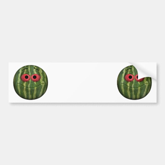 Watermeloen Bumpersticker (Voorkant)