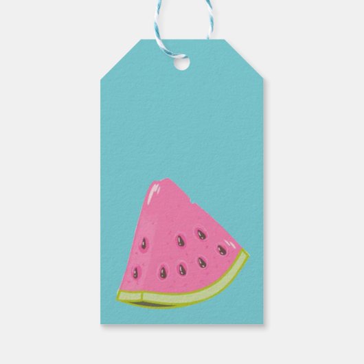 Watermeloen Cadeaulabel (Achterkant)