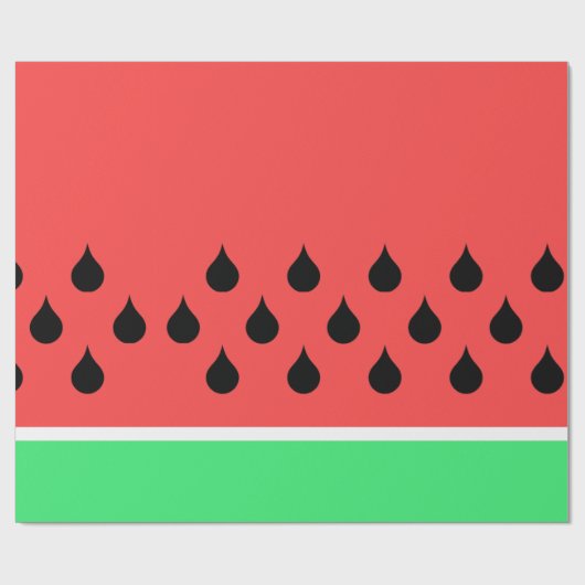 watermeloen cadeaupapier (Vlak)