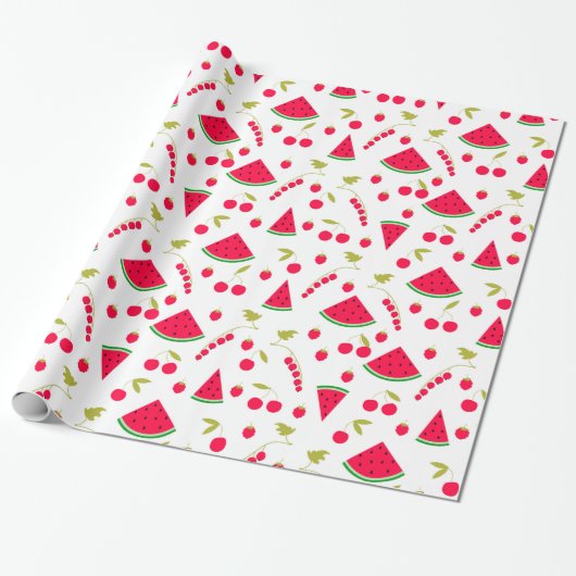 Watermeloen Cadeaupapier (Uitgerold)