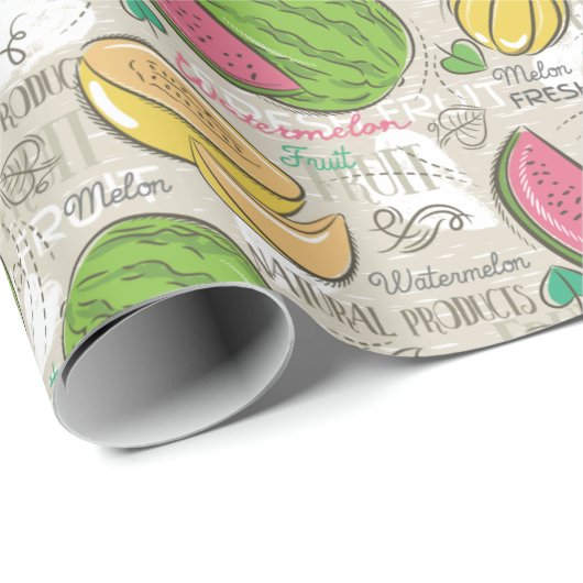 Watermeloen Cadeaupapier (Rol Hoek)