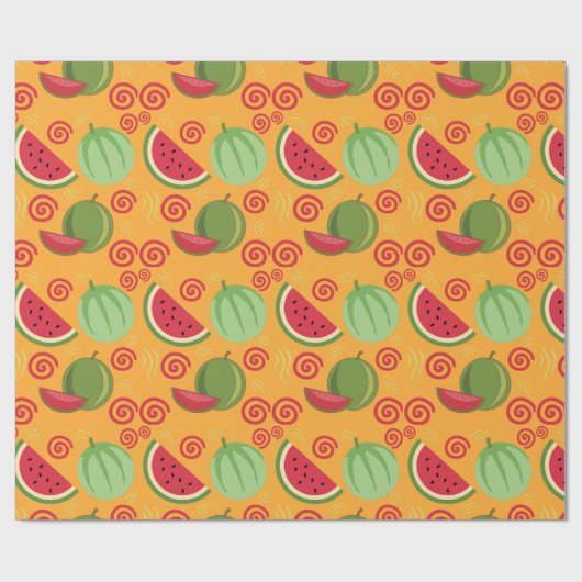 Watermeloen Cadeaupapier (Vlak)