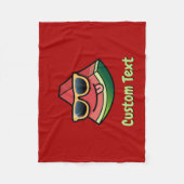 Watermeloen Cartoon Fleece Blanket Deken (Voorkant)