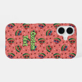 Watermeloen Cartoon Patroon iPhone 16 Hoesje (Achterkant horizontaal)