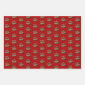 Watermeloen Cartoon Patroon Papierbladen overvulle Inpakpapier Vel (Voorkant 3)