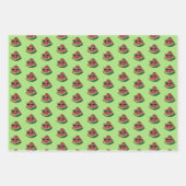 Watermeloen Cartoon Patroon Papierbladen overvulle Inpakpapier Vel (Voorkant 2)