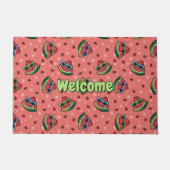 Watermeloen Cartoon Pattern Doormat Deurmat (Voorkant)