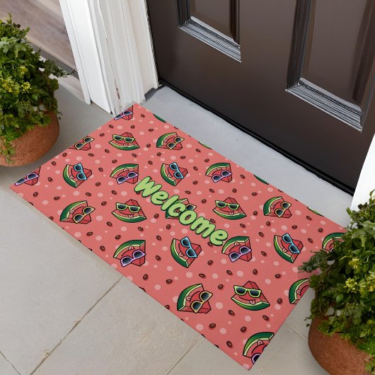 Watermeloen Cartoon Pattern Doormat Deurmat