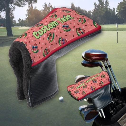 Watermeloen Cartoon Pattern Golf Head Hoesje Golfheadcover