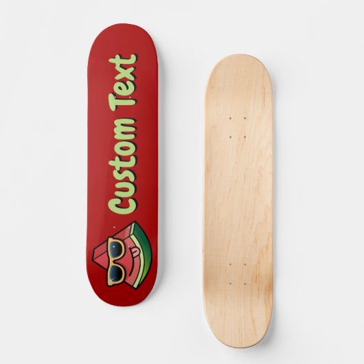 Watermeloen Cartoon Skateboard (Voorkant)