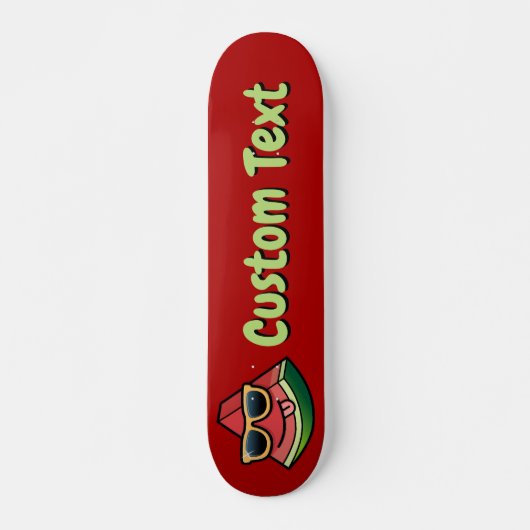 Watermeloen Cartoon Skateboard (Voorkant)