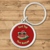 Watermeloen Cartoon Sleutelhanger