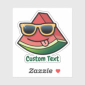 Watermeloen Cartoon Sticker (Vel)