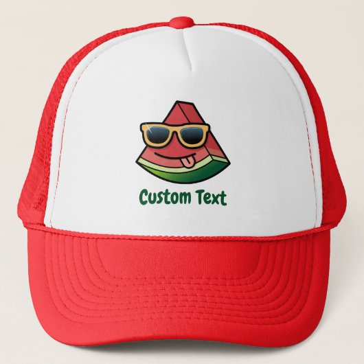 Watermeloen Cartoon Trucker Hat Trucker Pet (Voorkant)