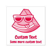 Watermeloen Cartoon Zelfinkend stempel (Design)