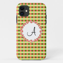 Watermeloen check 'Monogram' iPhone 5 hoesje