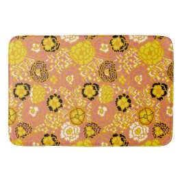 Watermeloen Citroen Goud Badmat